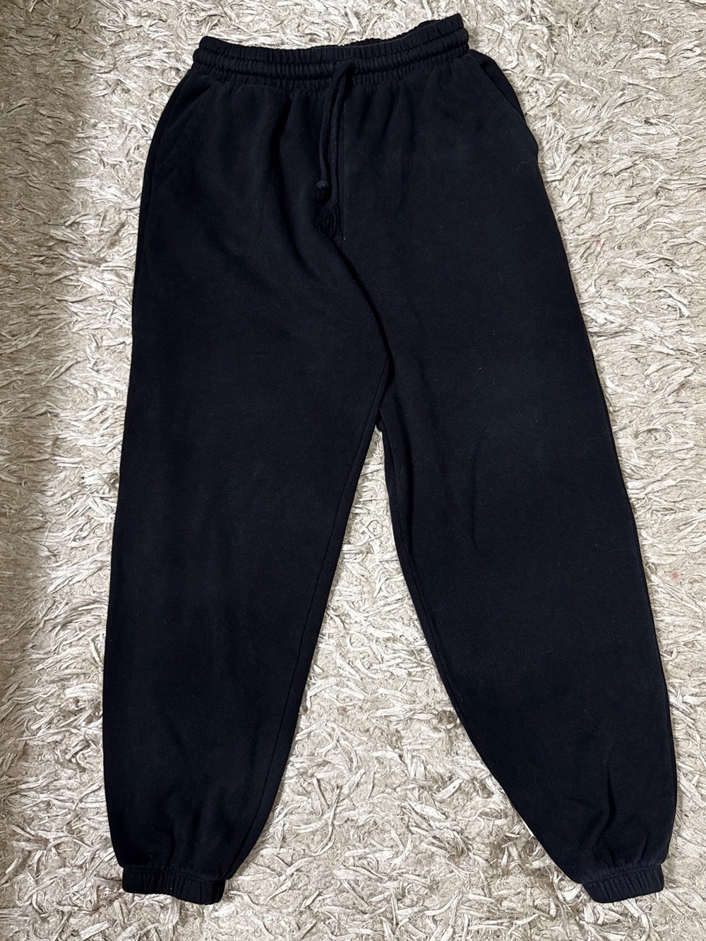 SO Women’s Fleece Jogger Pants in Black Size M